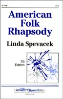 American Folk Rhapsody TB choral sheet music cover Thumbnail